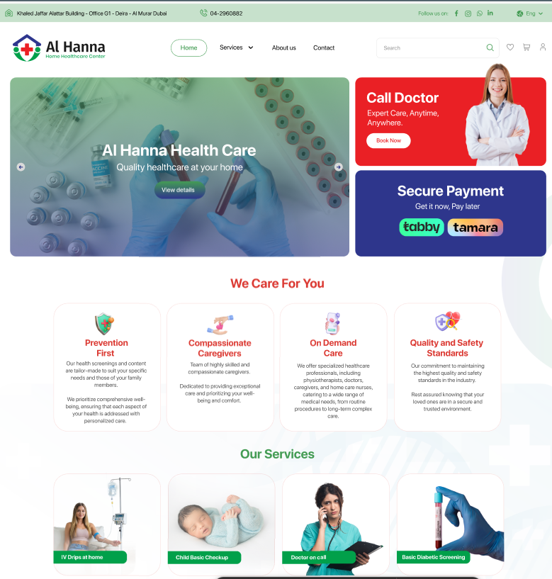 Multilingual Homepage